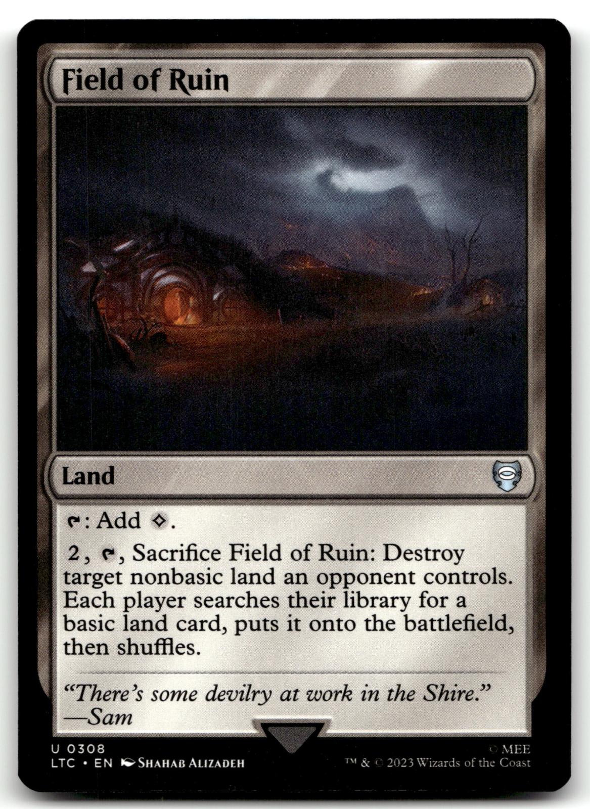 Field of Ruin 308 Commander: The Lord of the Rings: Tales of Middle-earth 