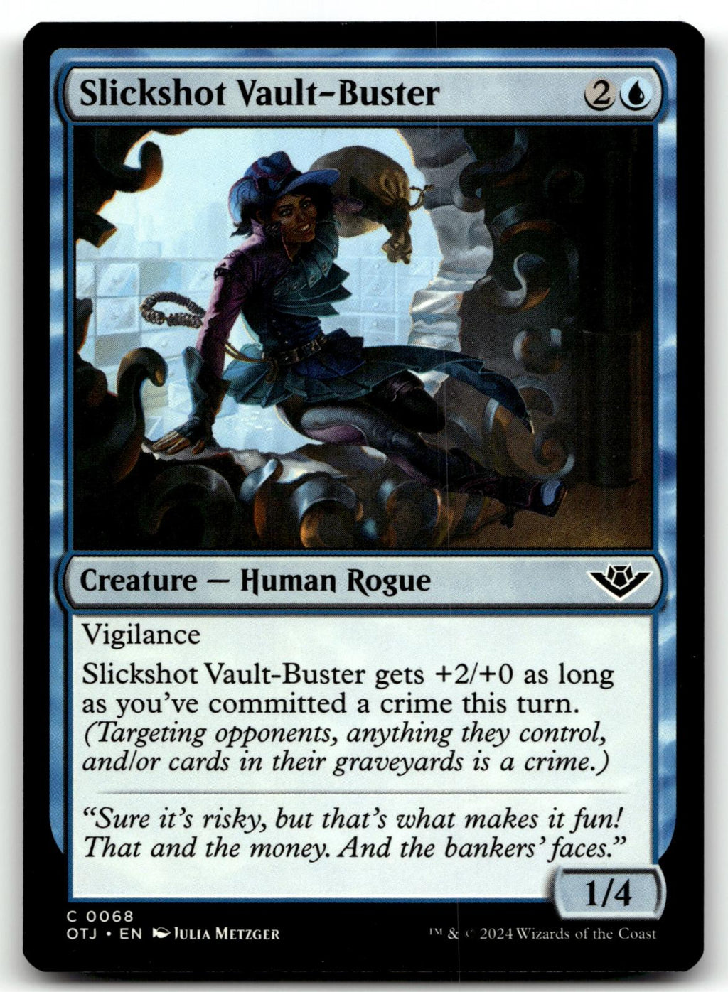 Slickshot Vault-Buster 68 Outlaws of Thunder Junction Magic: The Gathering NM