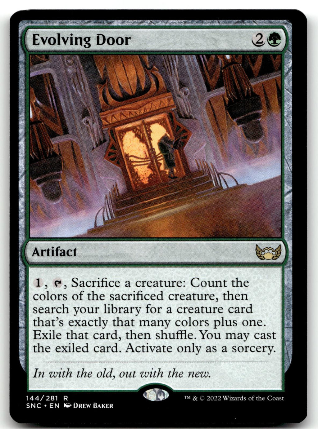 Evolving Door 144 Rare Streets of New Capenna Magic: The Gathering Near Mint