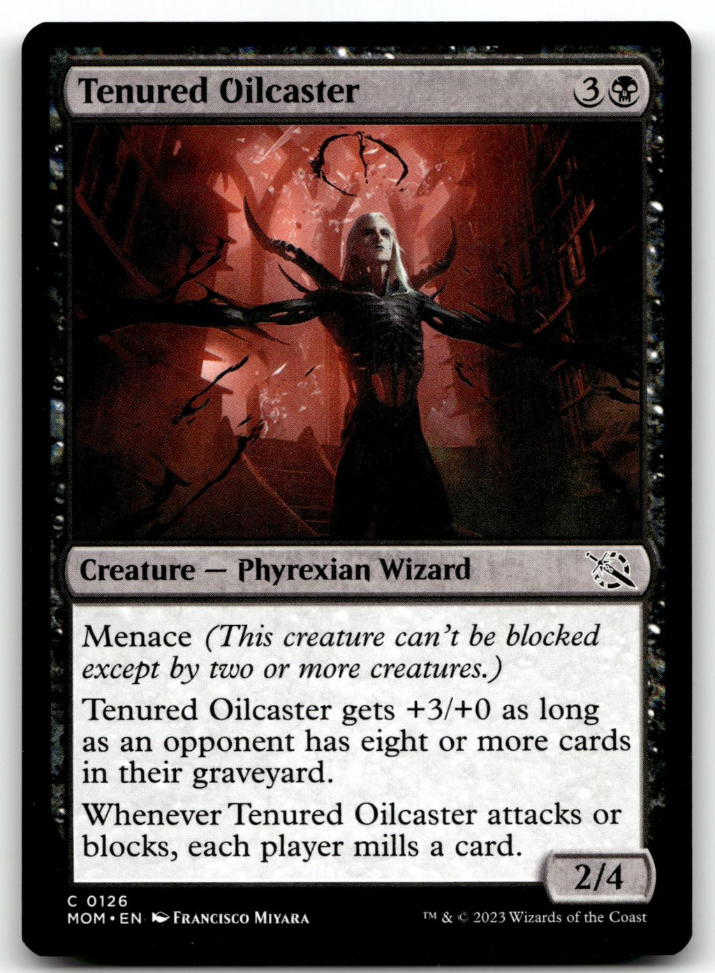 Tenured Oilcaster 126 Common March of the Machine Magic: The Gathering Near Mint