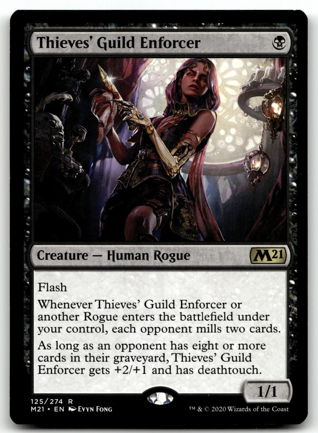 Thieves' Guild Enforcer 125 Rare Core Set 2021 Magic: The Gathering Near Mint