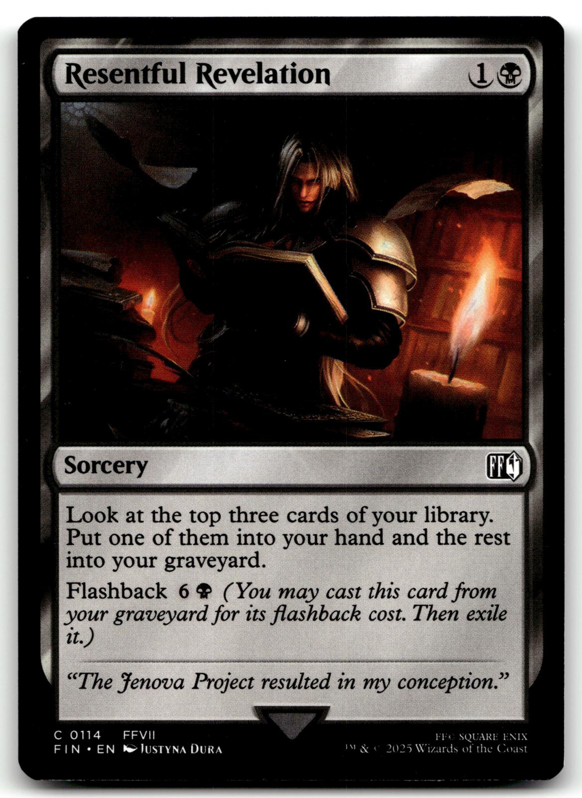 Resentful Revelation 114 Common FINAL FANTASY Magic: The Gathering Near Mint