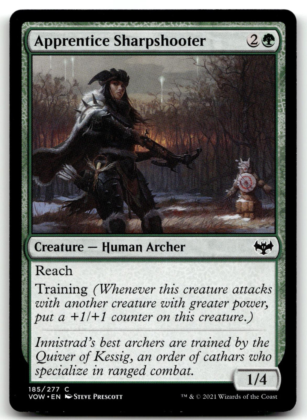 Apprentice Sharpshooter 185 Innistrad: Crimson Vow Magic: The Gathering NM