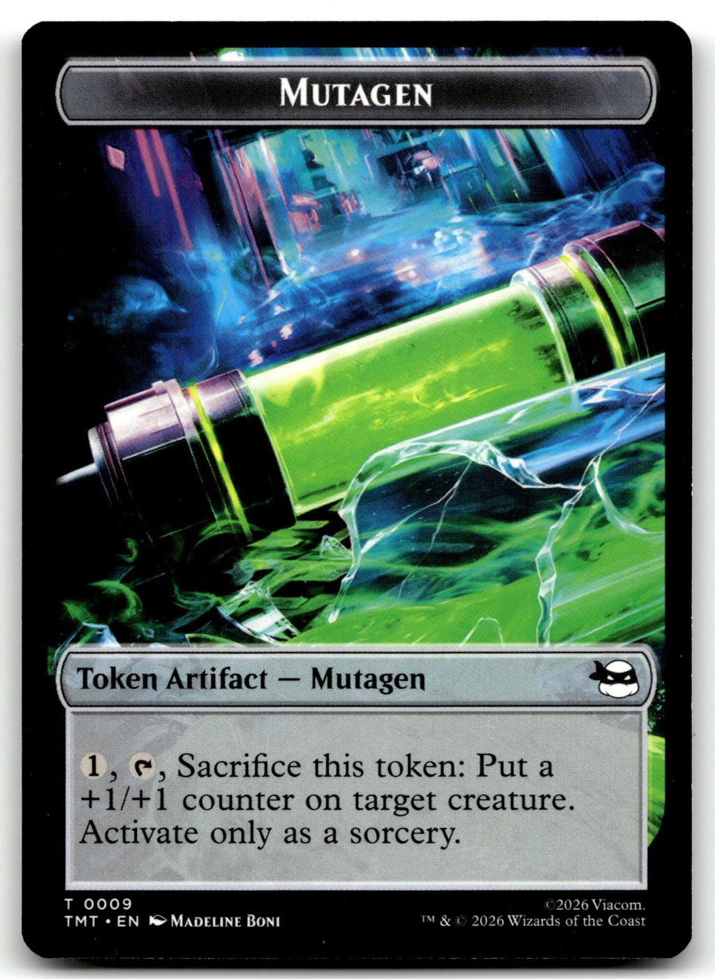 Mutagen // Food Double-Sided Token 9 // 8 Teenage Mutant Ninja Turtles 