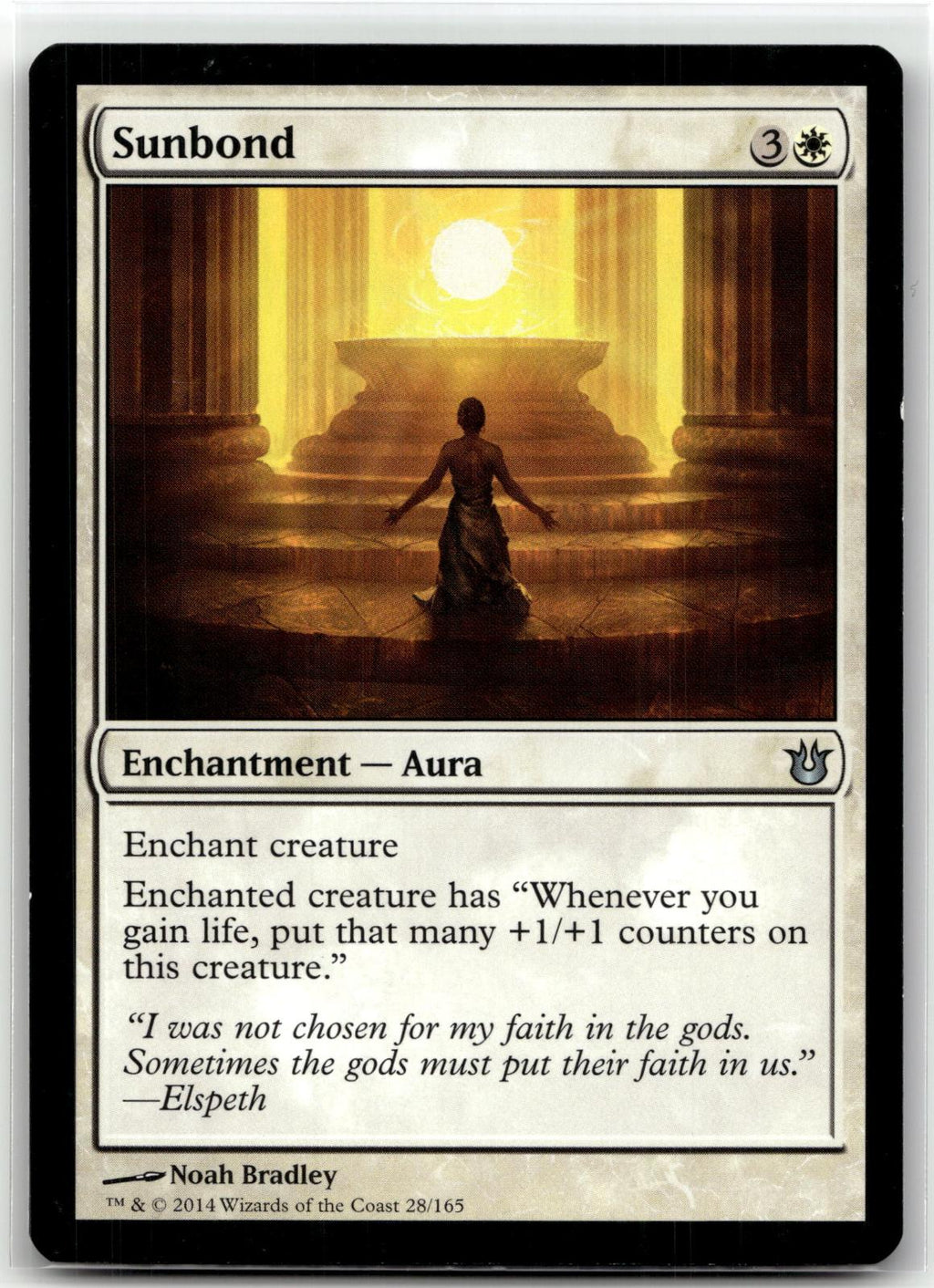 Sunbond 28 Uncommon Born of the Gods Magic: The Gathering Near Mint