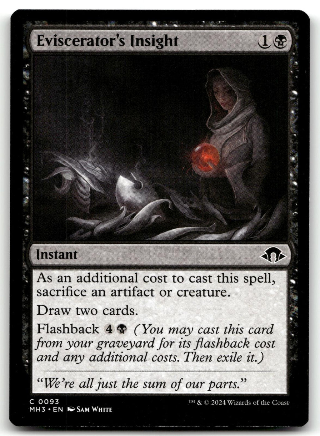 Eviscerator's Insight 93 Common Modern Horizons 3 Magic: The Gathering Near Mint