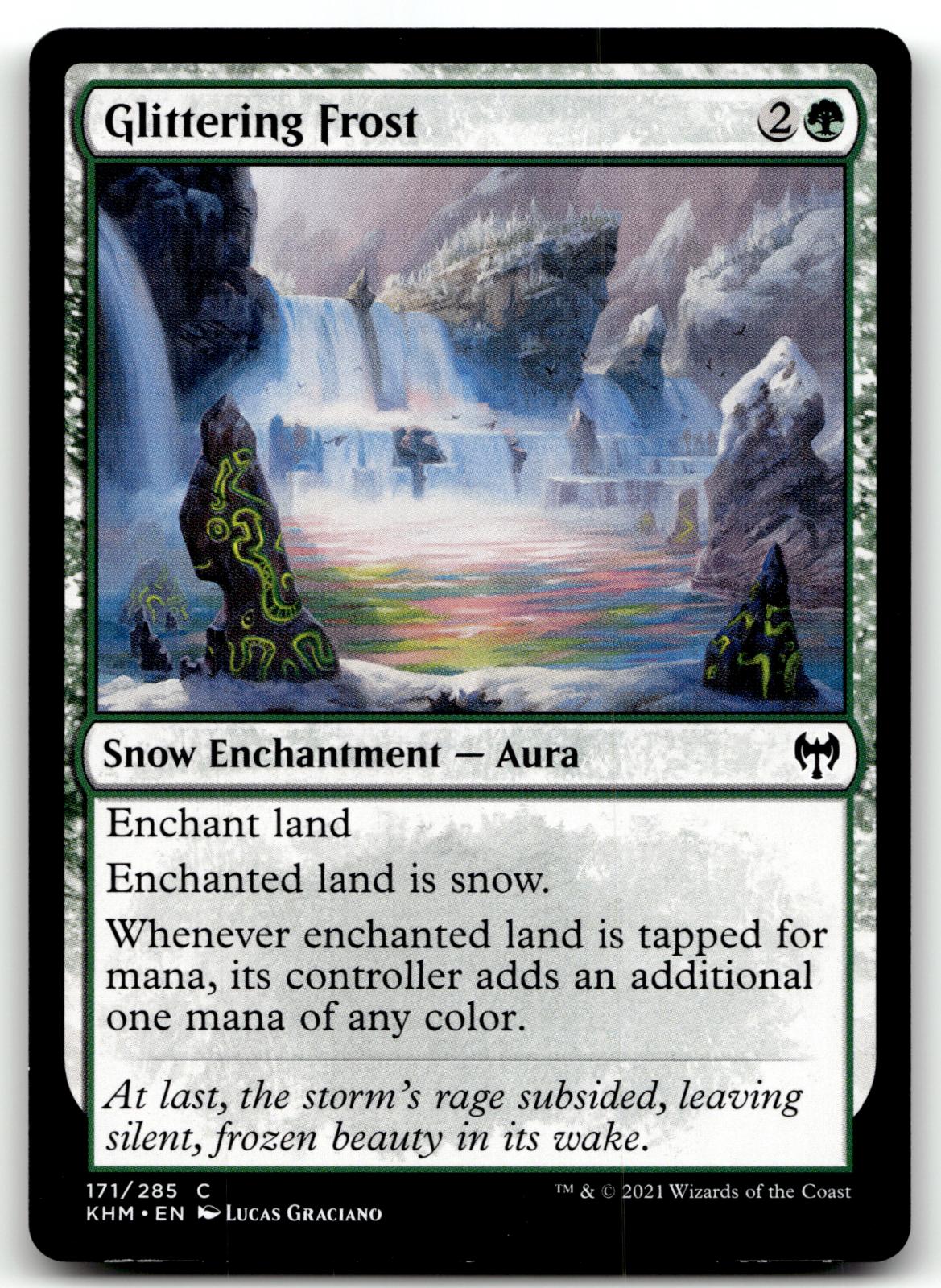 Glittering Frost 171 Common Kaldheim Magic: The Gathering Near Mint