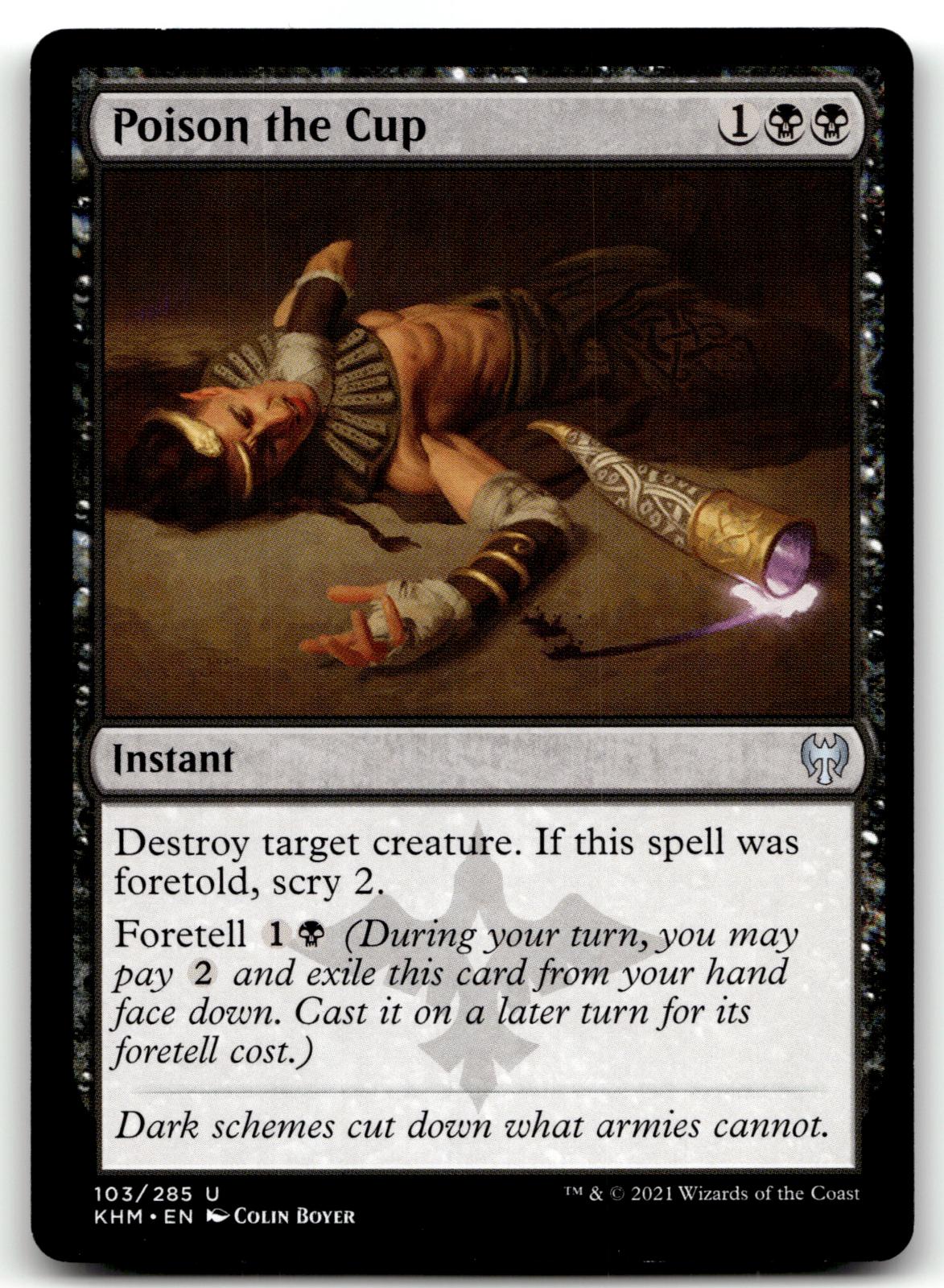 Poison the Cup 103 Uncommon Kaldheim Magic: The Gathering Near Mint