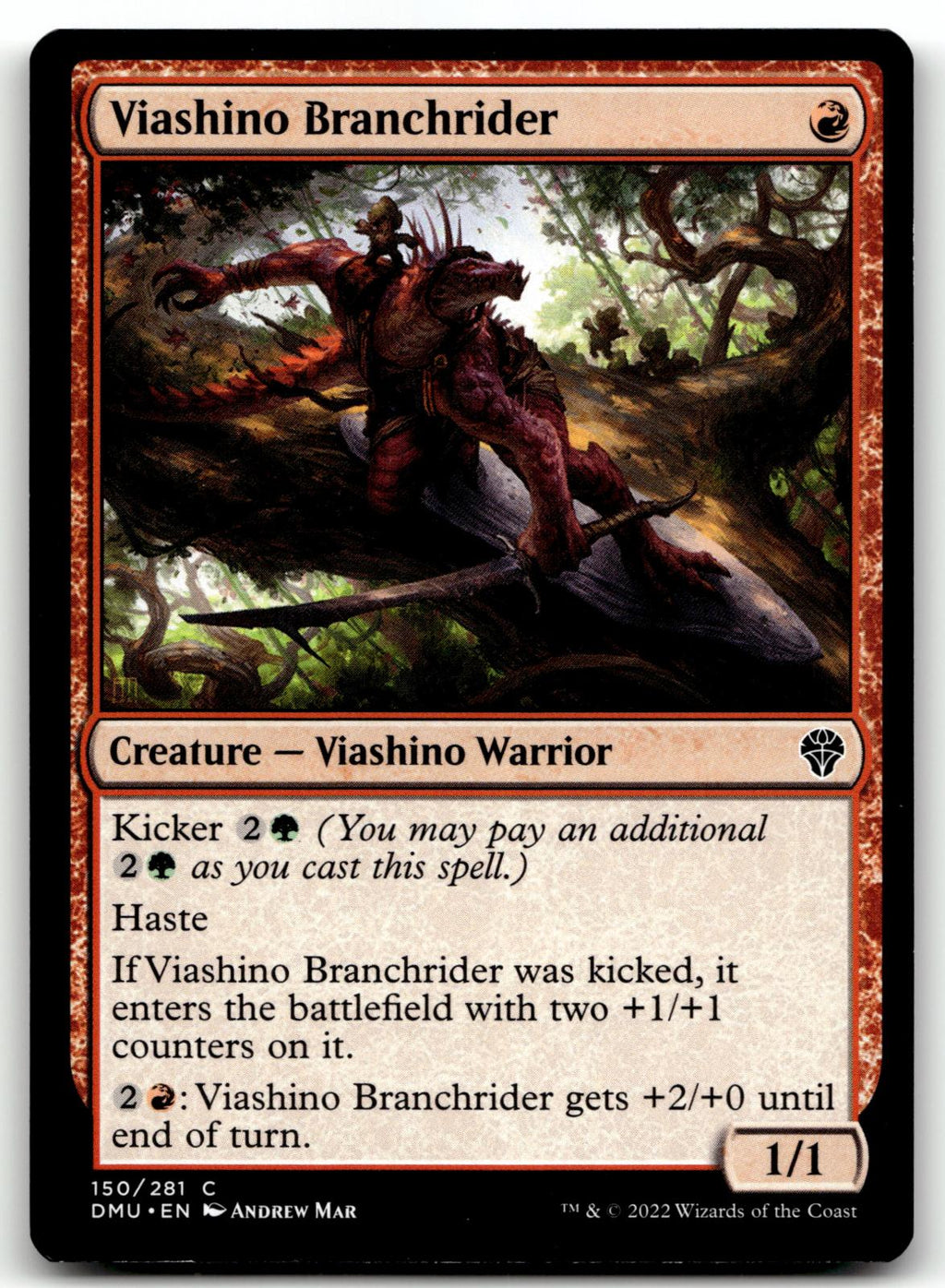 Viashino Branchrider 150 Common Dominaria United Magic: The Gathering Near Mint