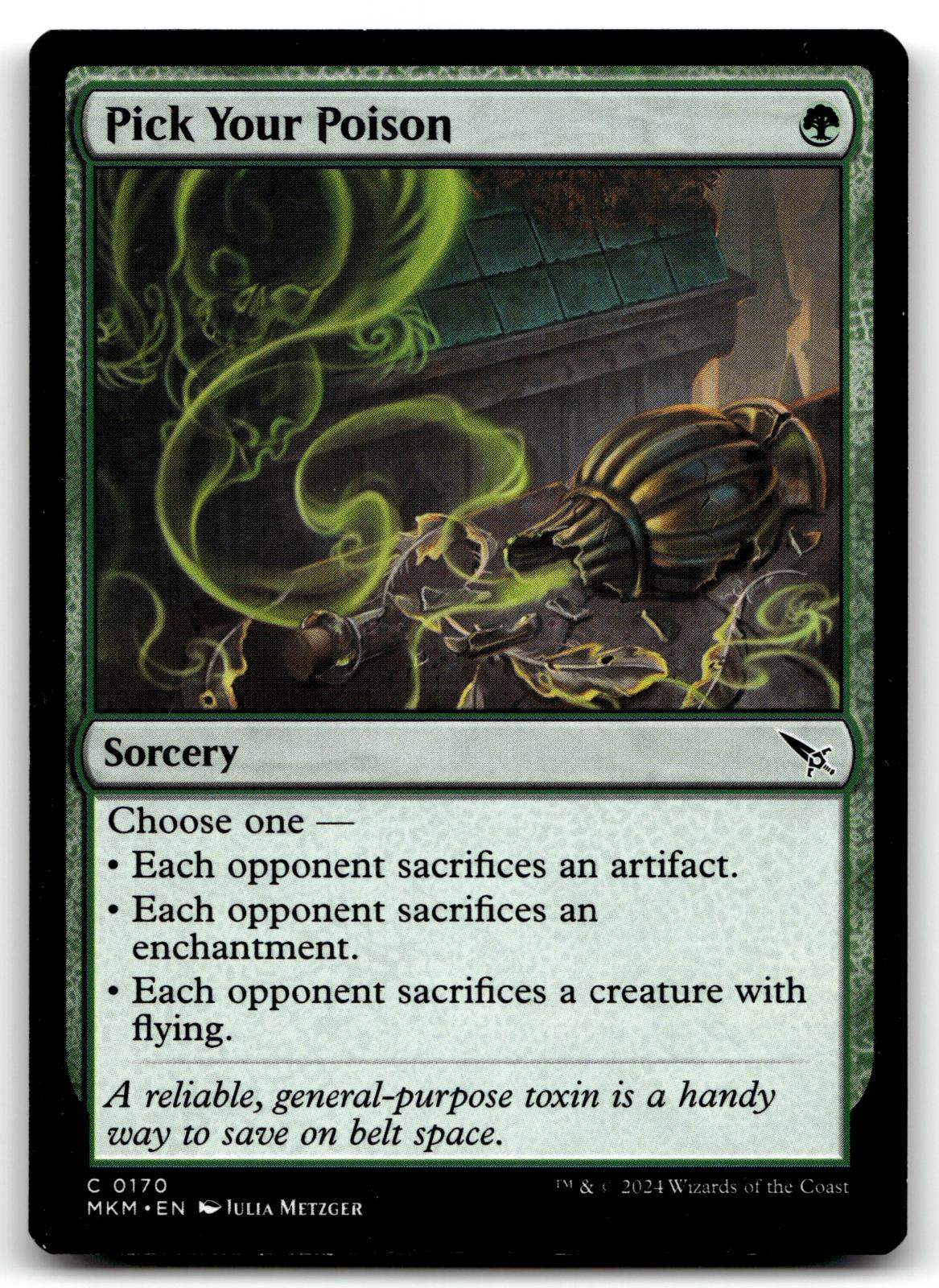Pick Your Poison 170 Common Murders at Karlov Manor Magic: The Gathering NM