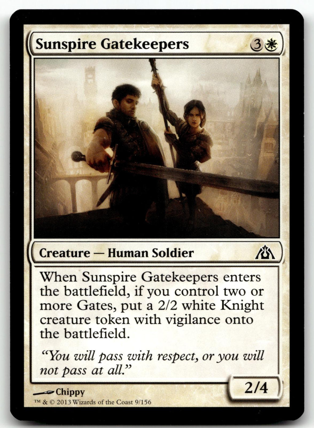 Sunspire Gatekeepers 9 Common Dragon's Maze Magic: The Gathering Near Mint