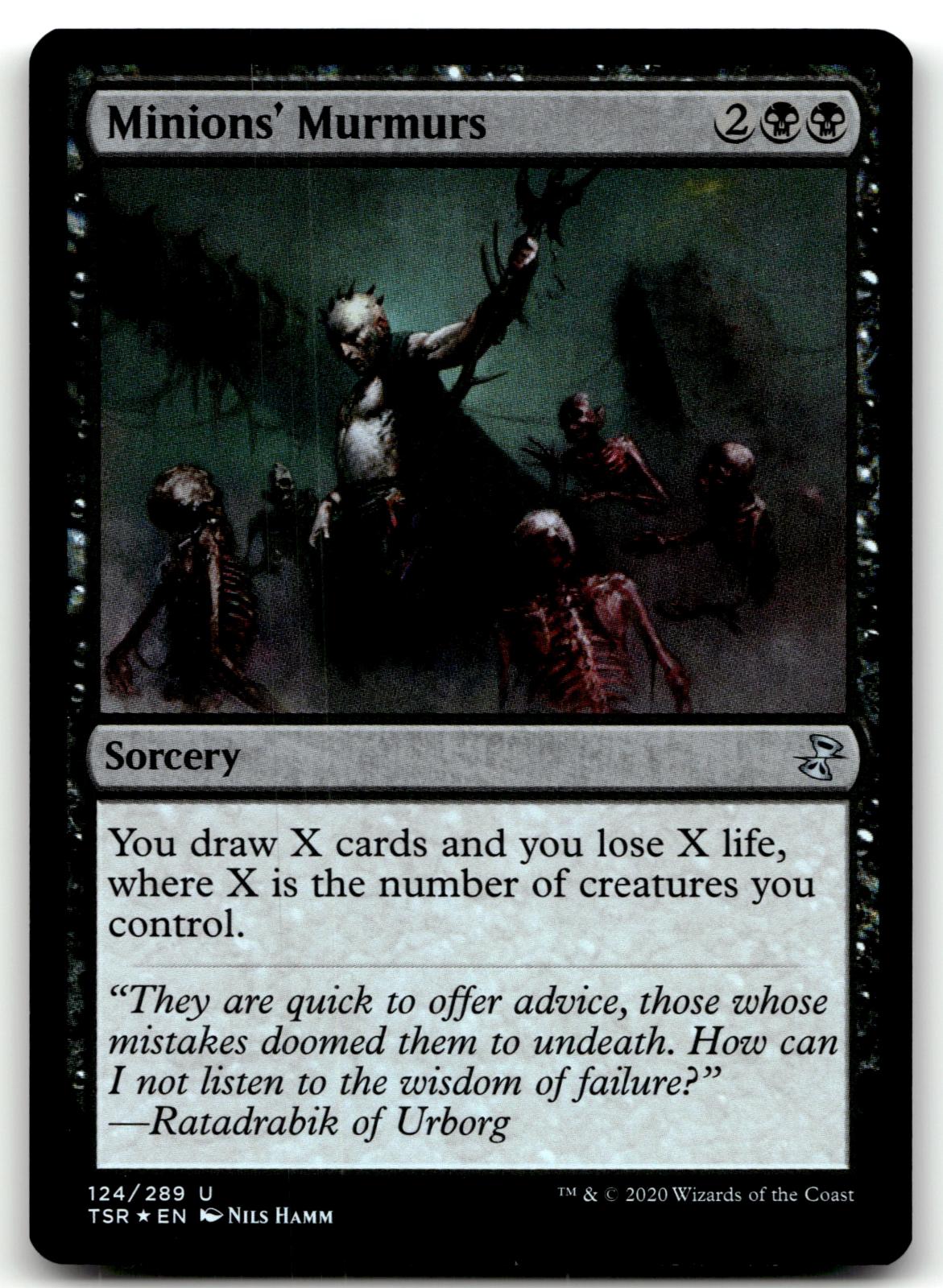 Minions' Murmurs 124 Time Spiral: Remastered Magic: The Gathering Foil NM