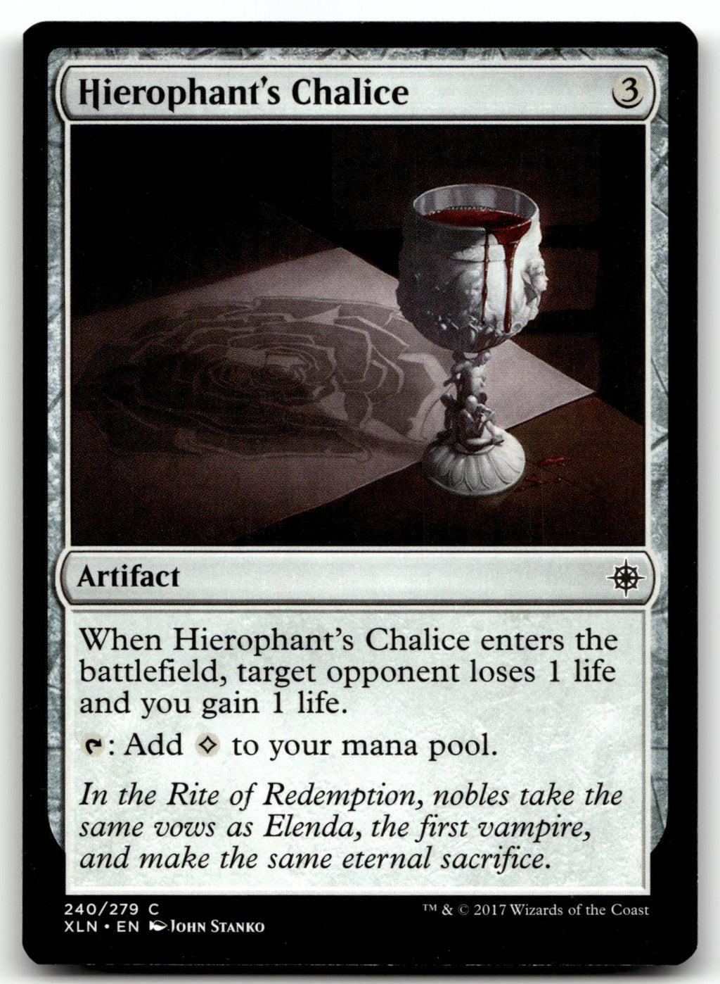 Hierophant's Chalice 240 Common Ixalan Magic: The Gathering Near Mint