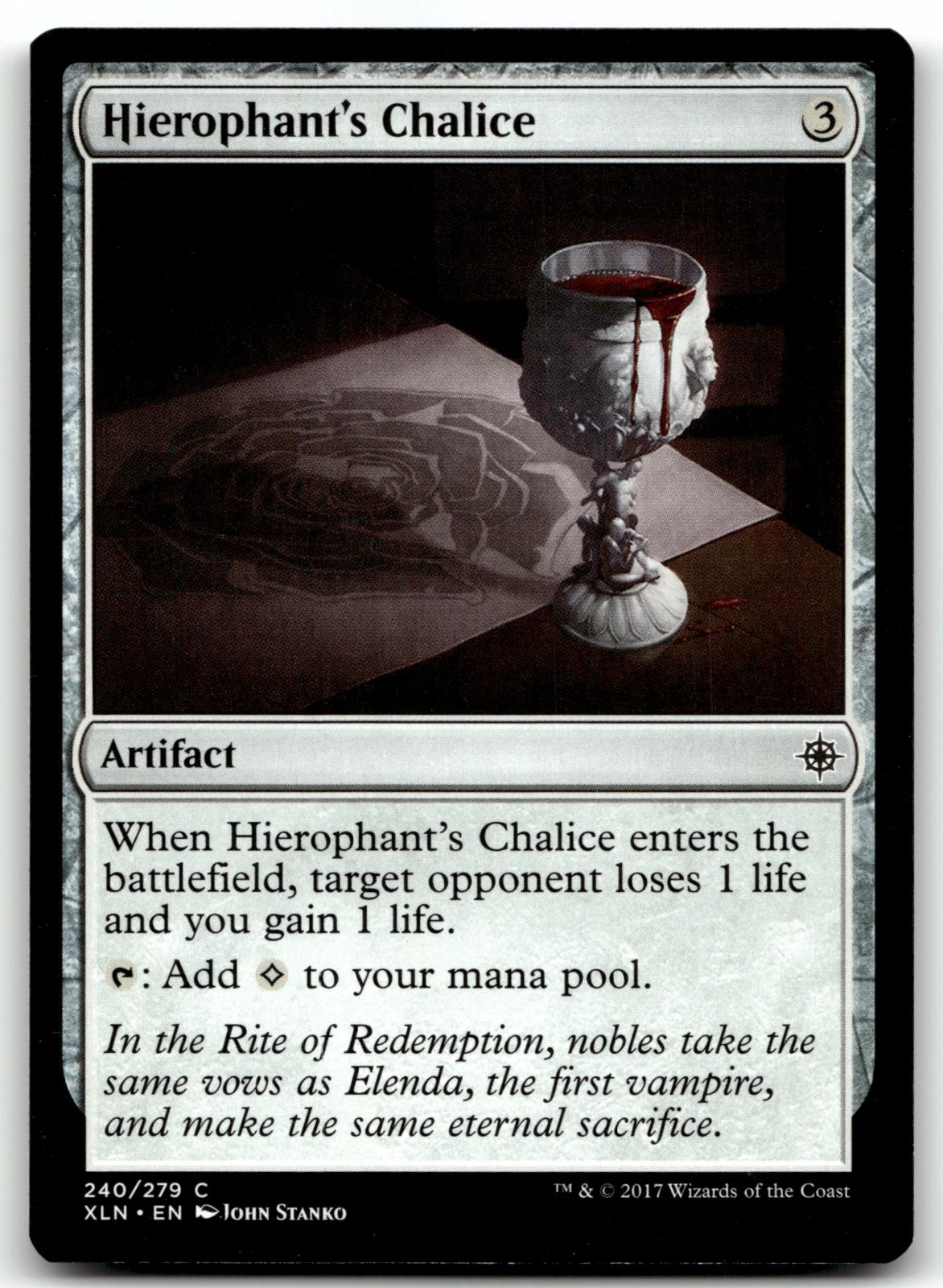 Hierophant's Chalice 240 Common Ixalan Magic: The Gathering Near Mint