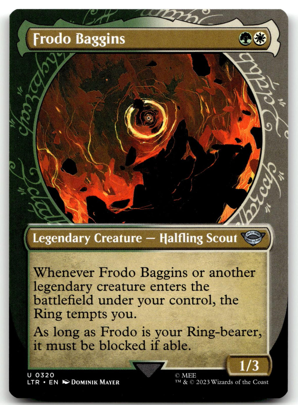 Frodo Baggins (Showcase) 320 Universes Beyond: The Lord of the Rings: 