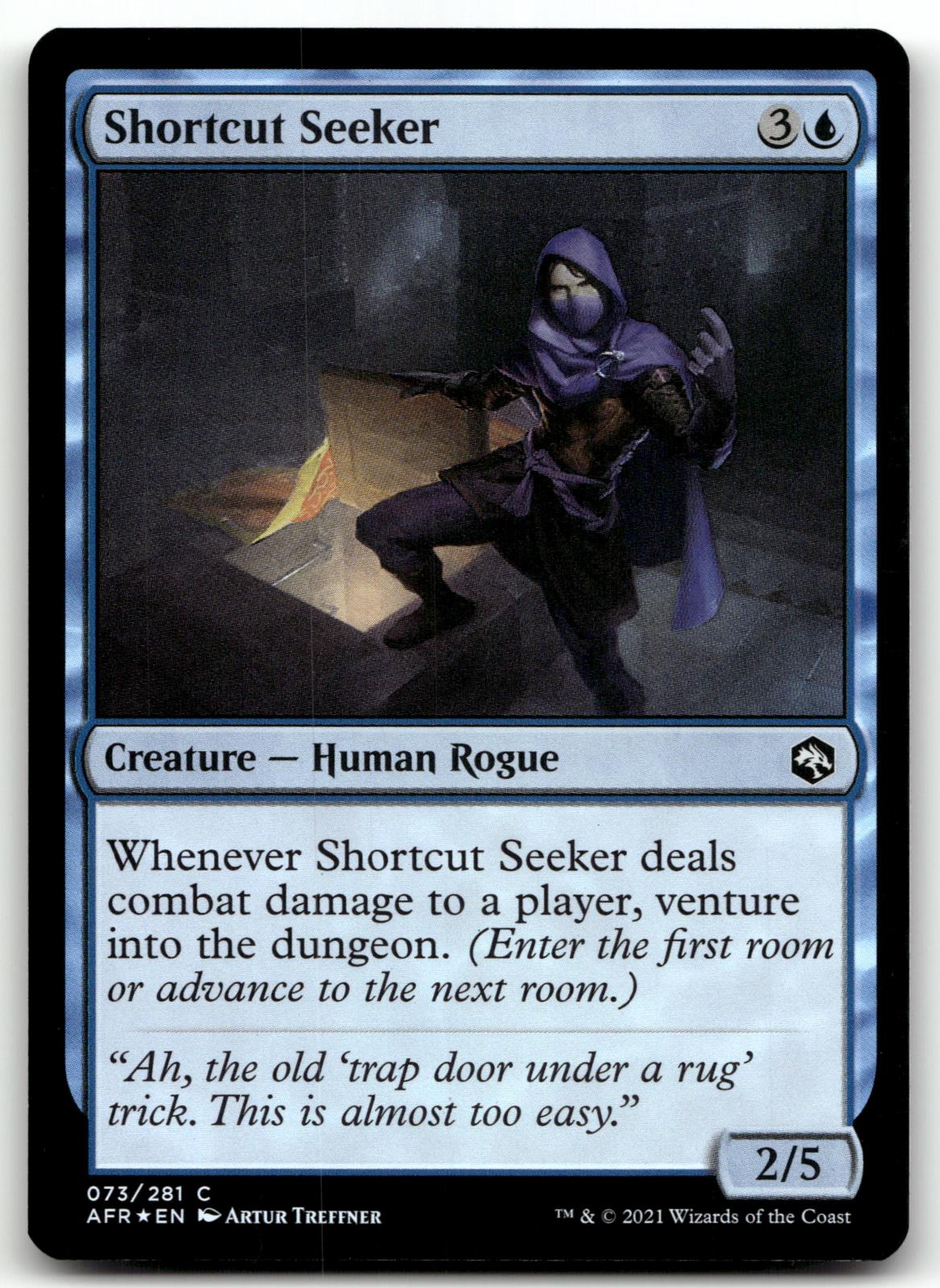 Shortcut Seeker 73 Adventures in the Forgotten Realms Magic: The Gathering Foil NM