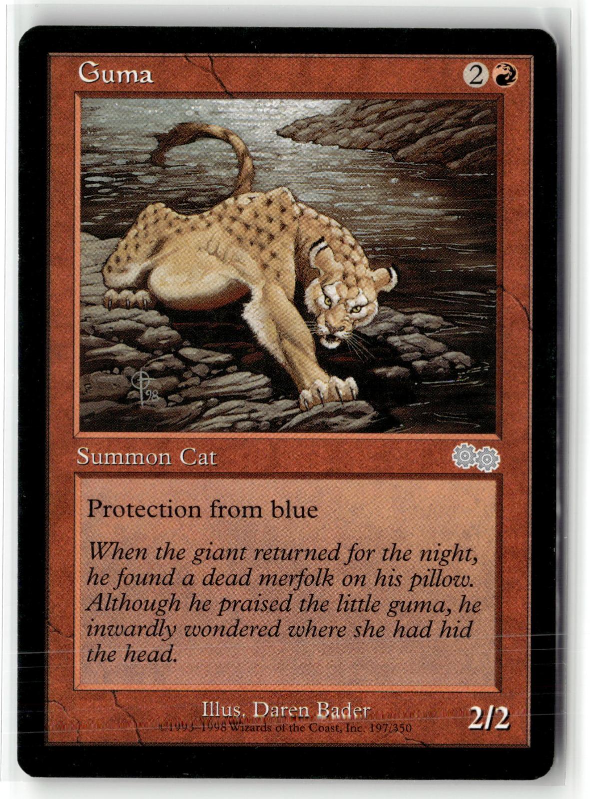 Guma 197 Uncommon Urza's Saga Magic: The Gathering Near Mint