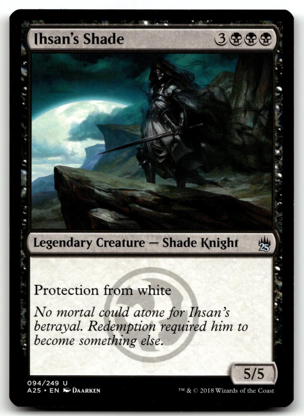 Ihsan's Shade 94 Uncommon Masters 25 Magic: The Gathering Near Mint