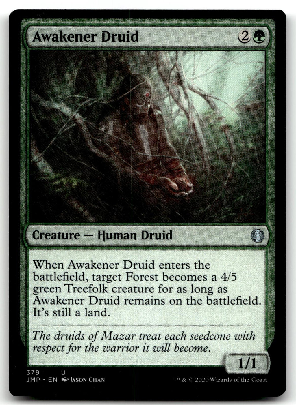Awakener Druid 379 Uncommon Jumpstart Magic: The Gathering Near Mint