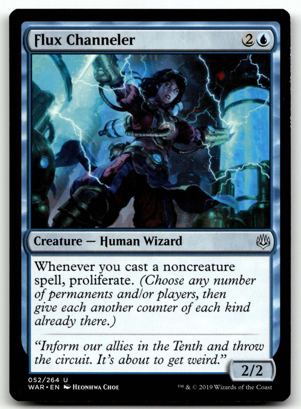 Flux Channeler 52 Uncommon War of the Spark Magic: The Gathering Near Mint