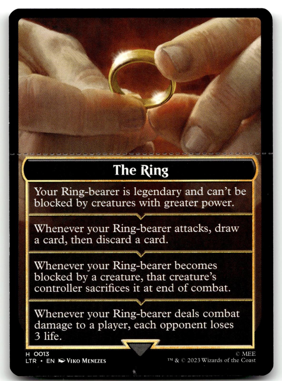 The Ring Helper Card 13 Universes Beyond The Lord of the Rings