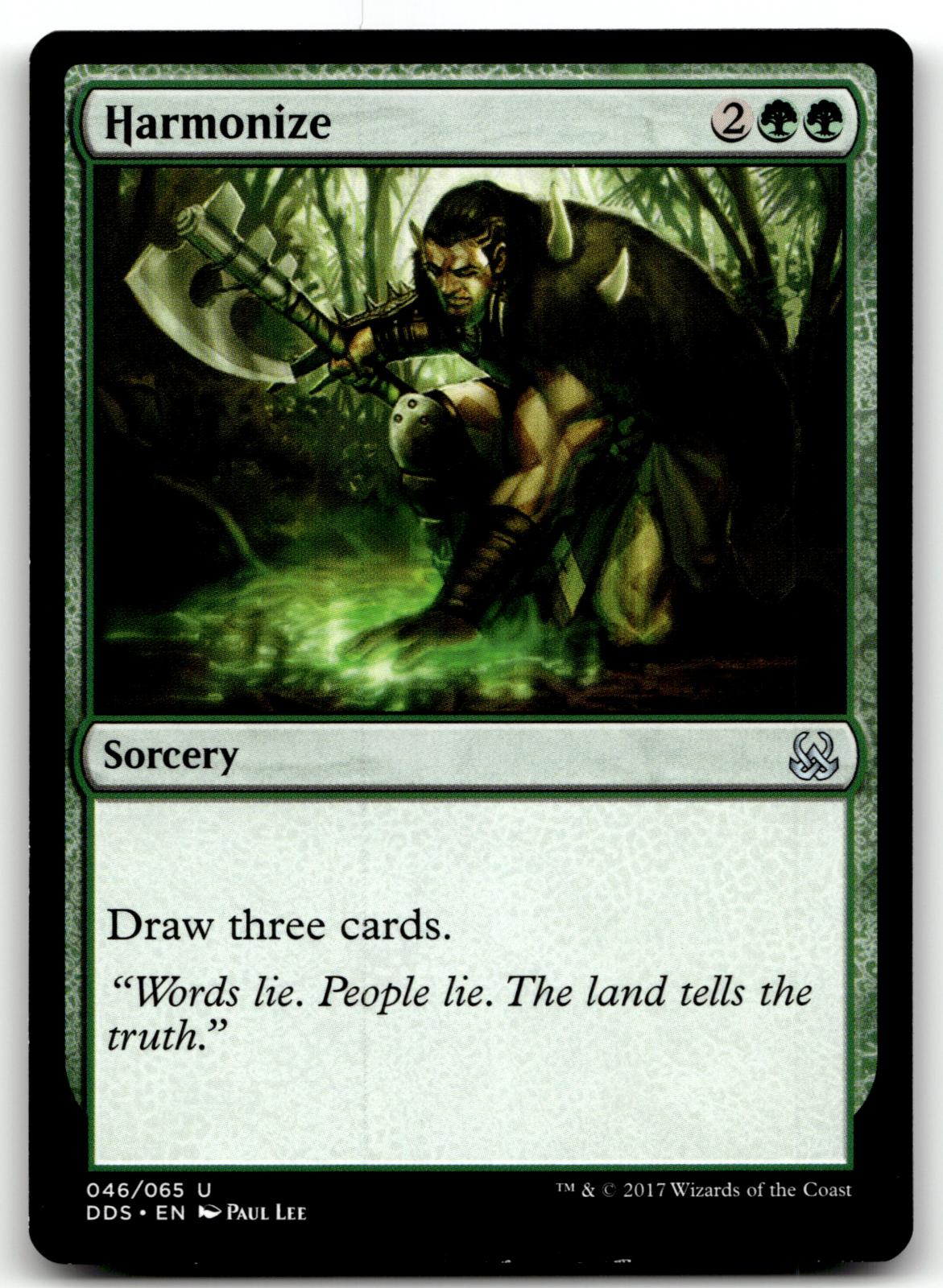 Harmonize 46 Uncommon Duel Decks: Mind vs. Might Magic: The Gathering Near Mint