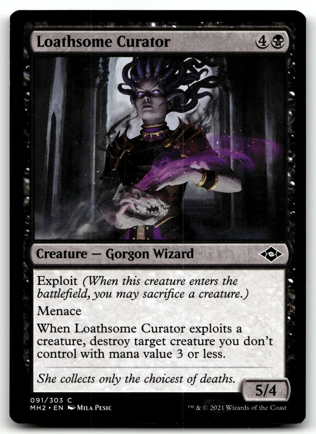 Loathsome Curator 91 Common Modern Horizons 2 Magic: The Gathering Near Mint