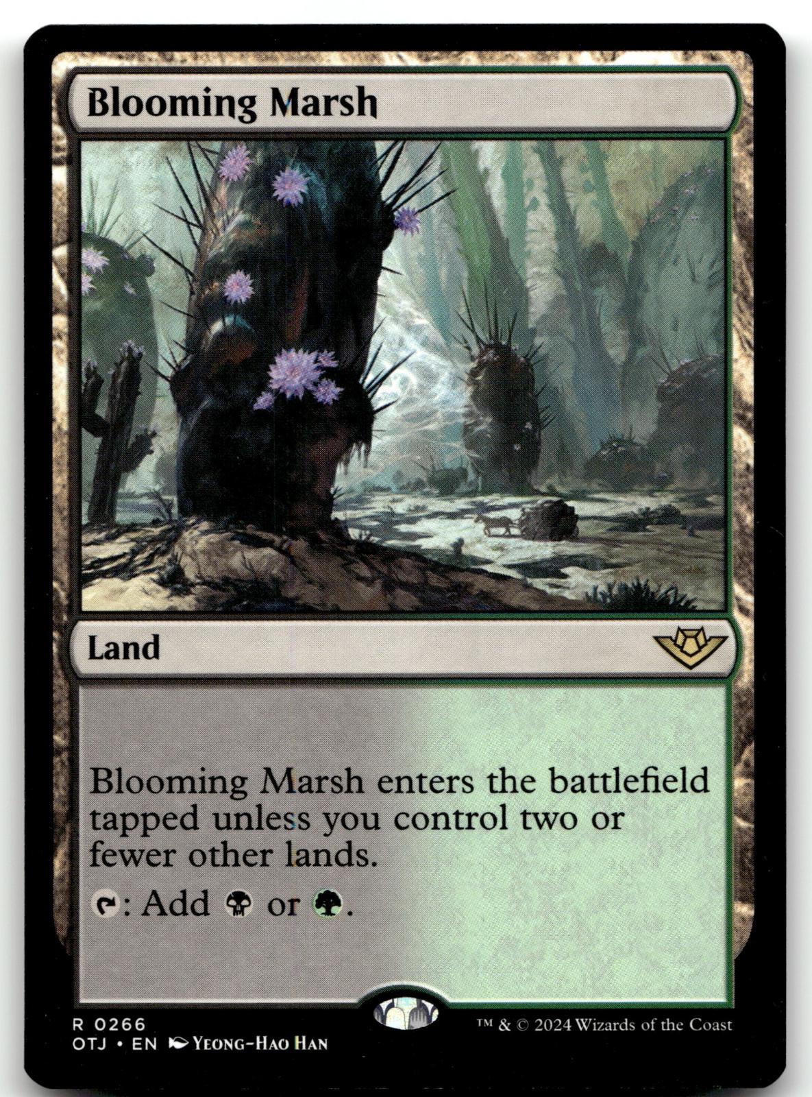 Blooming Marsh 266 Rare Outlaws of Thunder Junction Magic: The Gathering NM