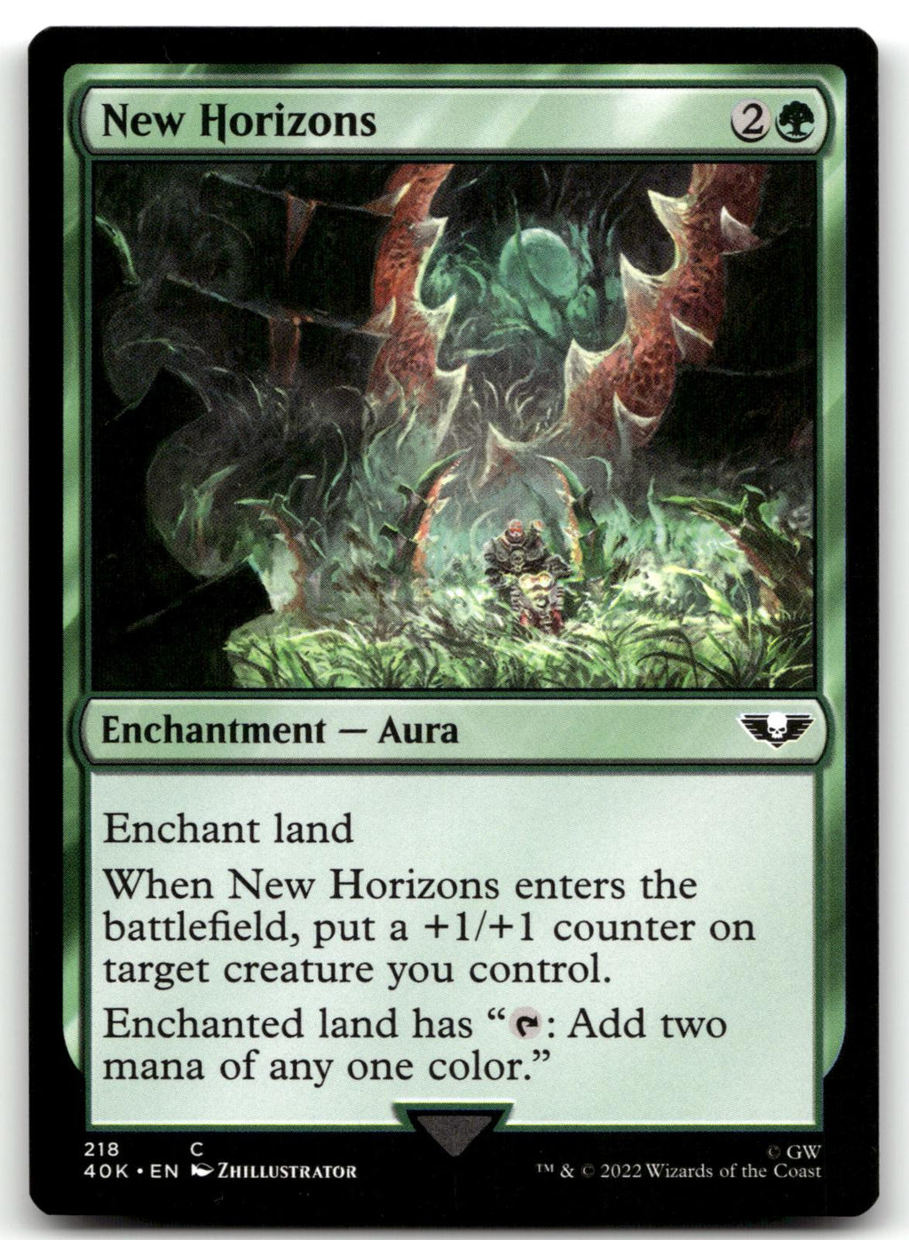 New Horizons 218 Universes Beyond: Warhammer 40,000 Magic: The Gathering NM