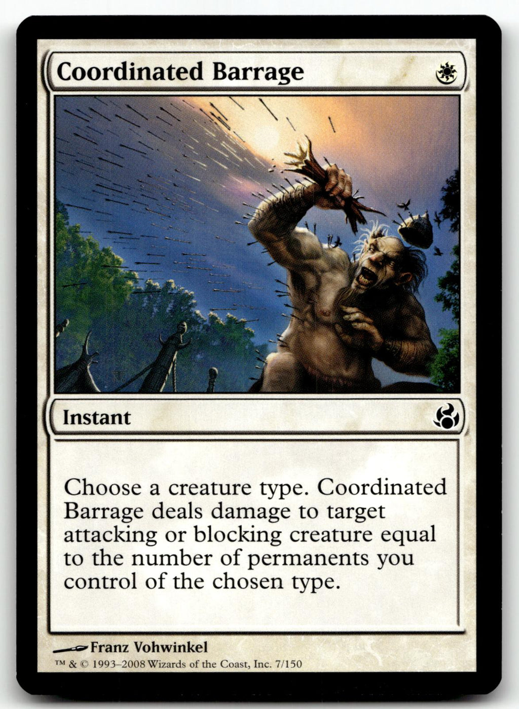 Coordinated Barrage 7 Common Morningtide Magic: The Gathering Near Mint