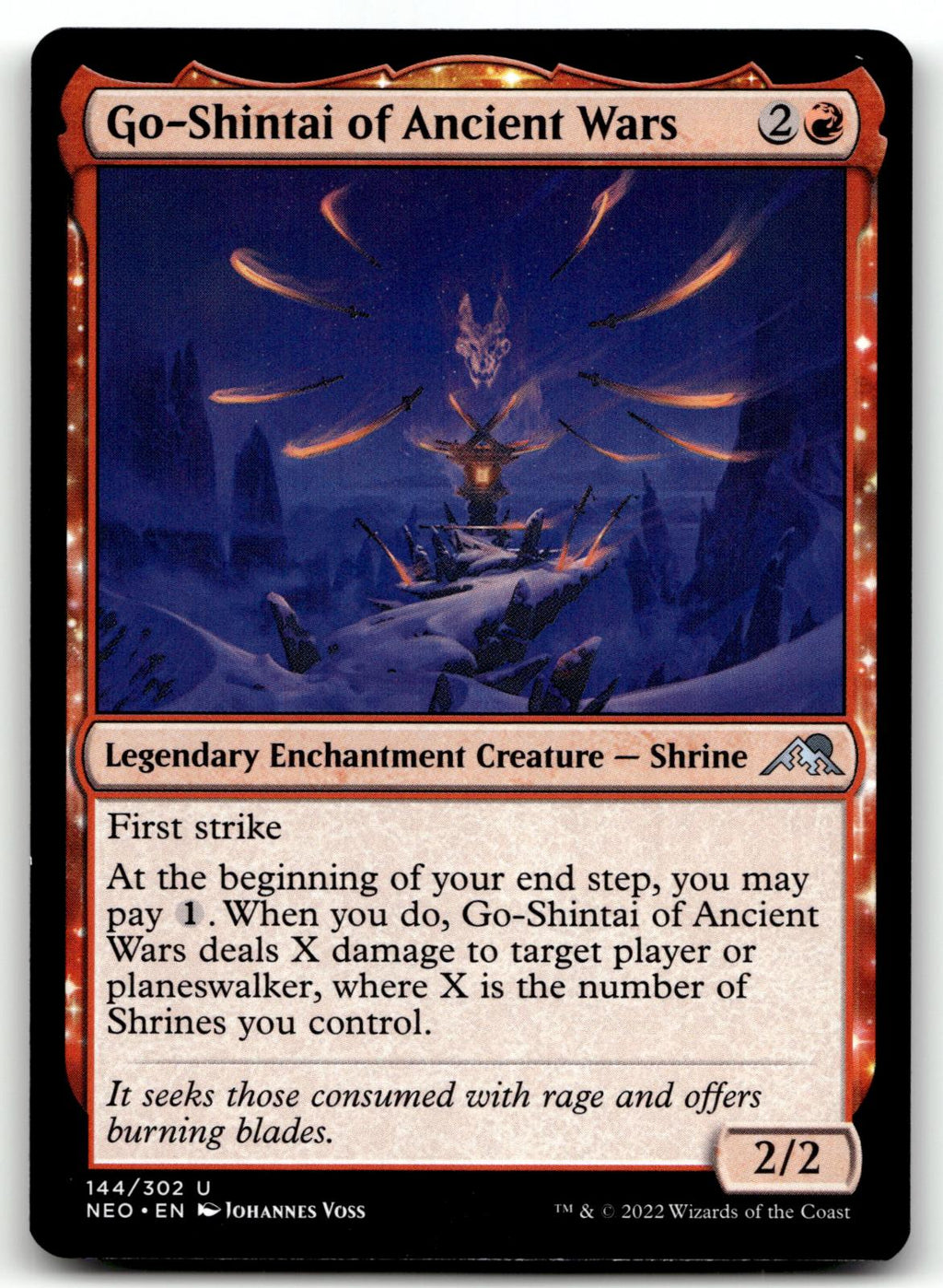 Go-Shintai of Ancient Wars 144 Kamigawa: Neon Dynasty Magic: The Gathering NM