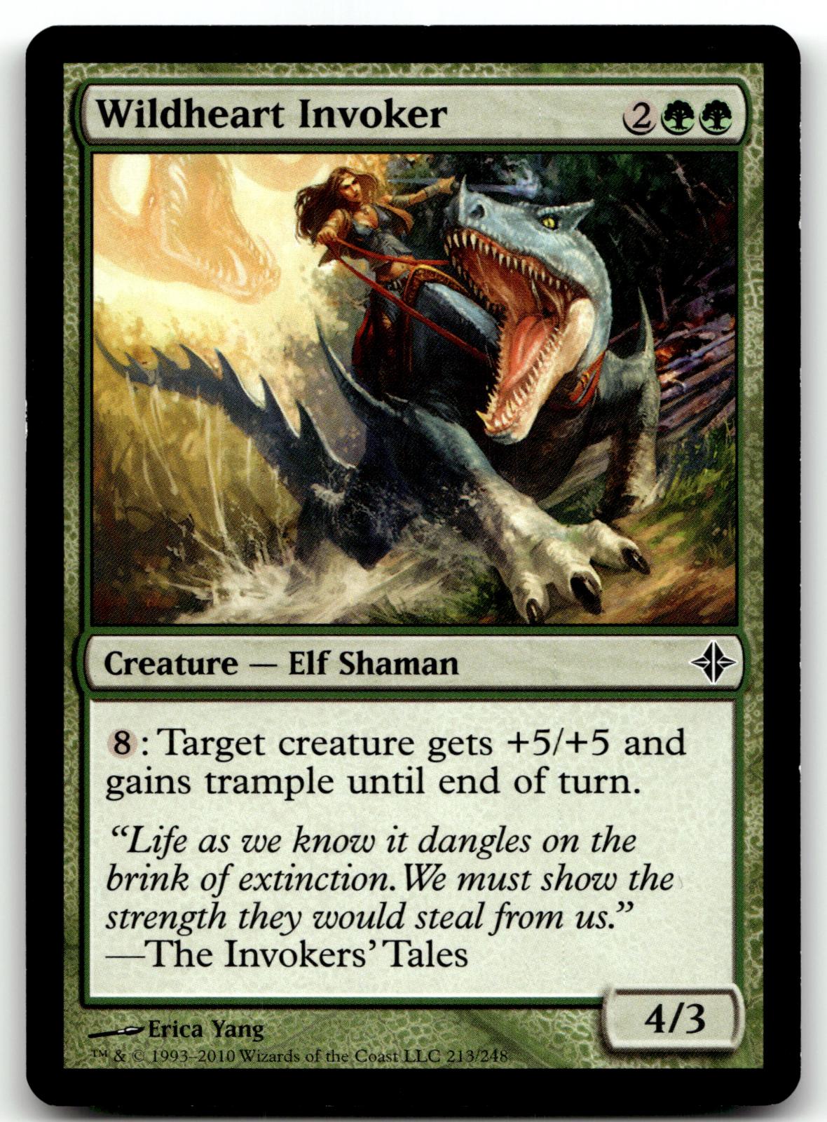 Wildheart Invoker 213 Common Rise of the Eldrazi Magic: The Gathering Near Mint