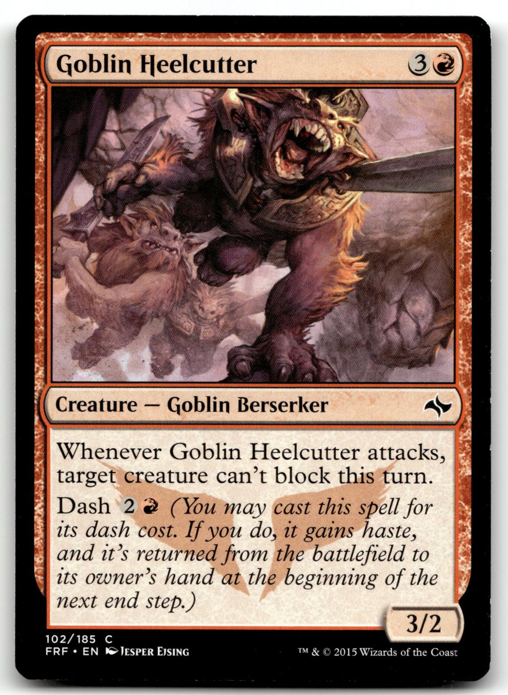 Goblin Heelcutter 102 Common Fate Reforged Magic: The Gathering Near Mint