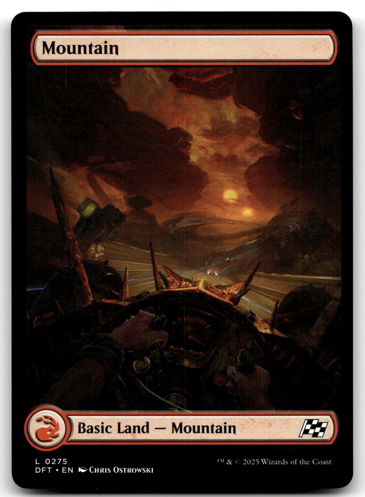 Mountain (0275) 275 Land Aetherdrift Magic: The Gathering Near Mint
