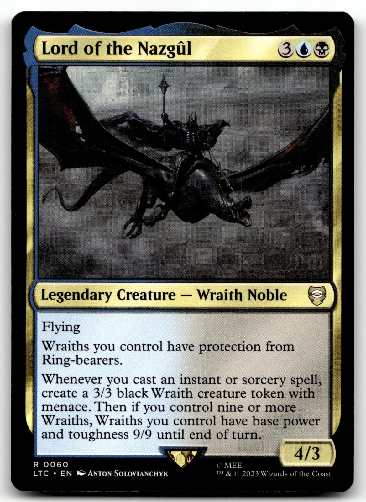 Lord of the Nazgul 60 Commander: The Lord of the Rings: Tales of Middle-earth