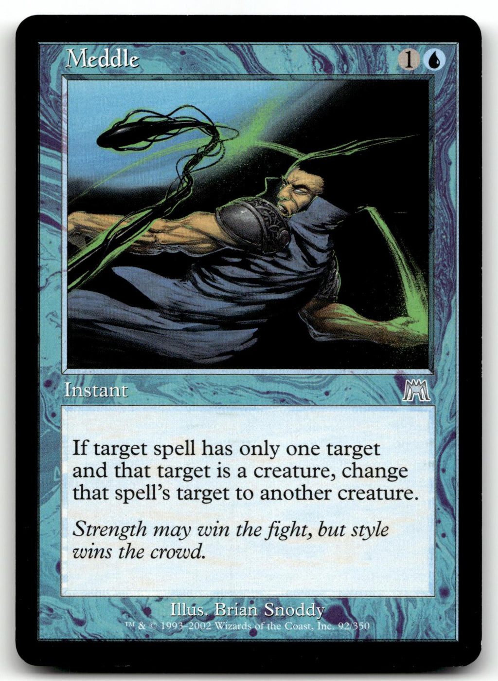 Meddle 92 Uncommon Onslaught Magic: The Gathering Near Mint
