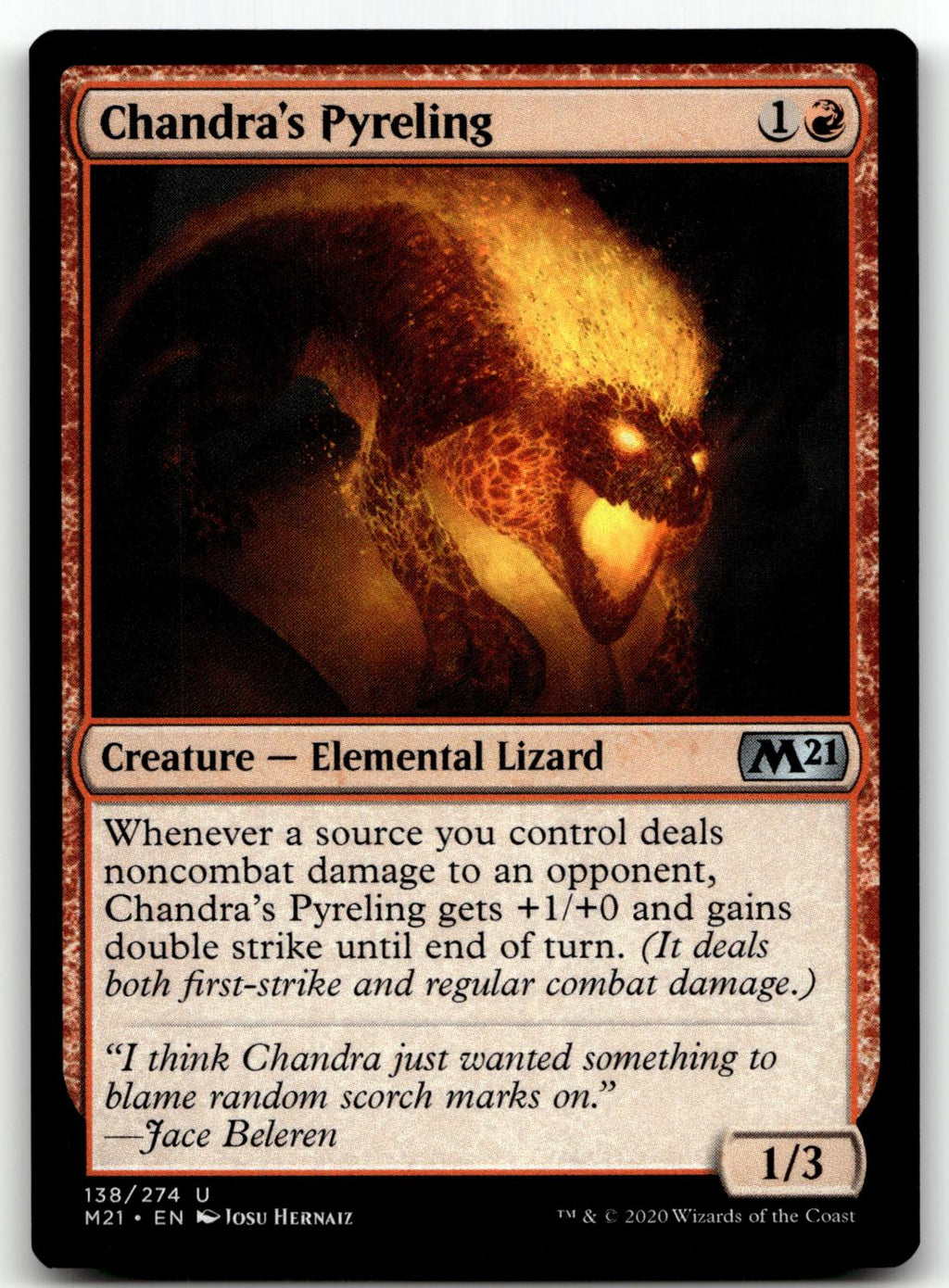 Chandra's Pyreling 138 Uncommon Core Set 2021 Magic: The Gathering Near Mint