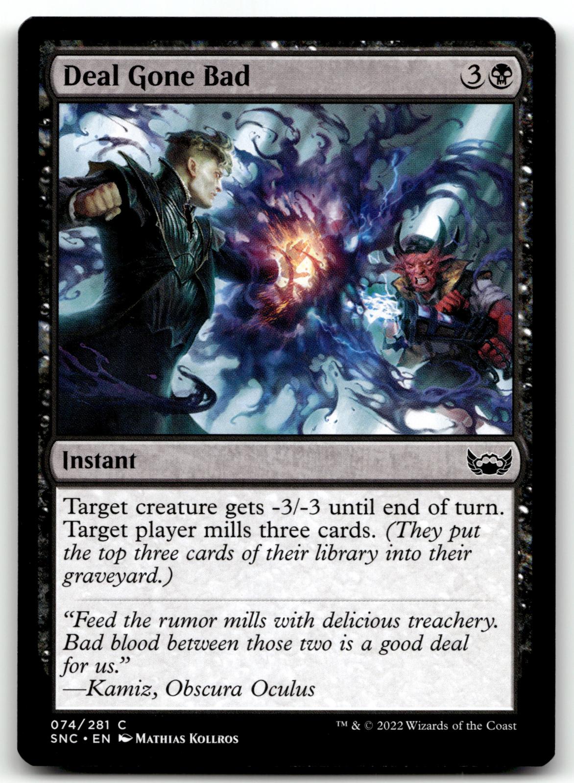 Deal Gone Bad 74 Common Streets of New Capenna Magic: The Gathering Near Mint