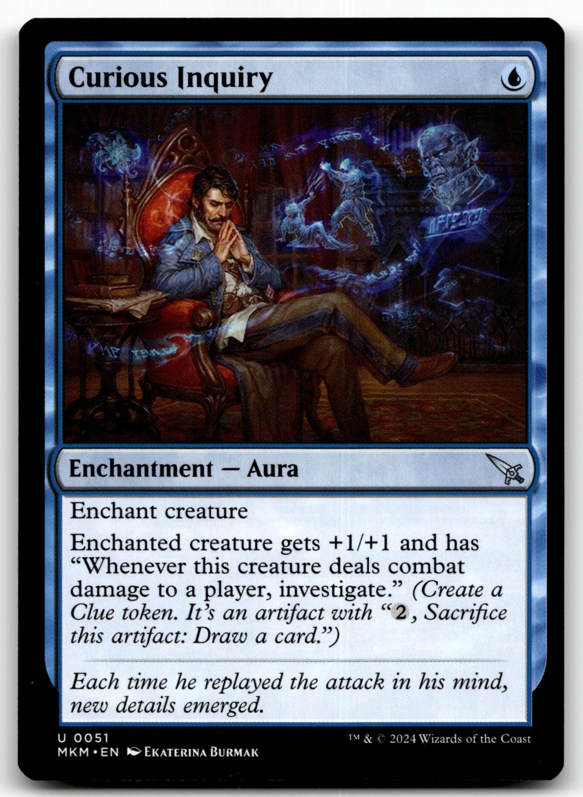 Curious Inquiry 51 Uncommon Murders at Karlov Manor Magic: The Gathering NM