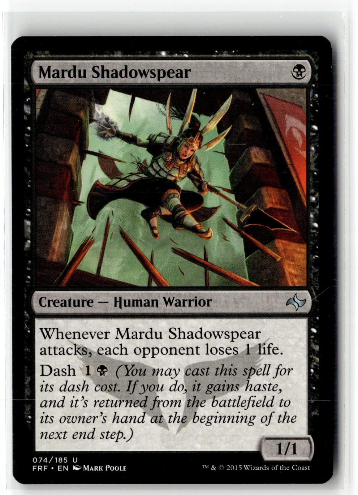 Mardu Shadowspear 74 Uncommon Fate Reforged Magic: The Gathering Near Mint