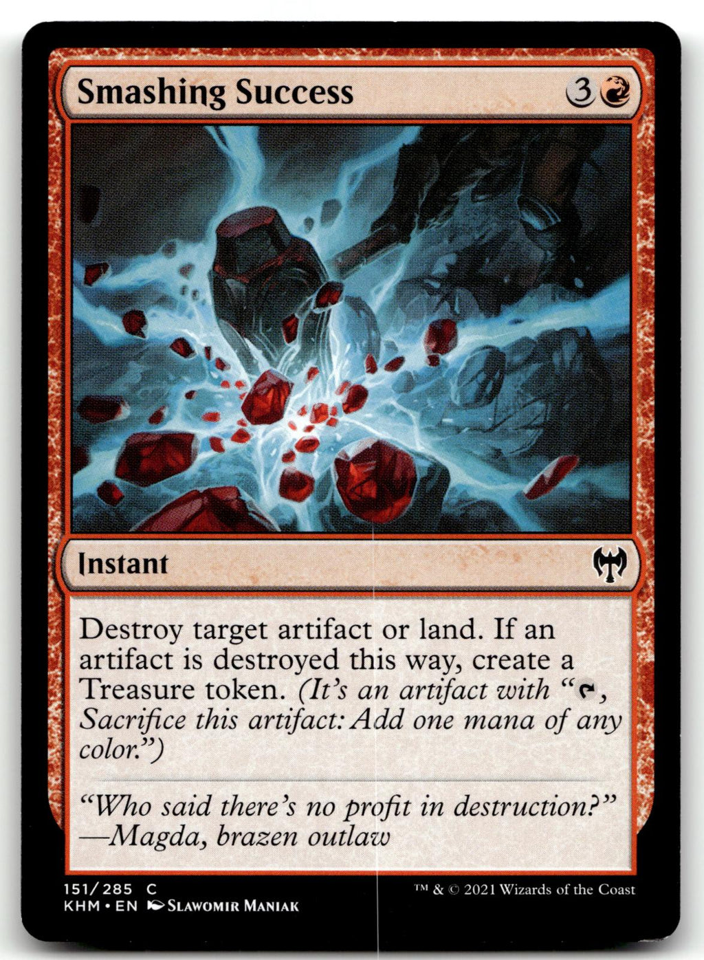 Smashing Success 151 Common Kaldheim Magic: The Gathering Near Mint