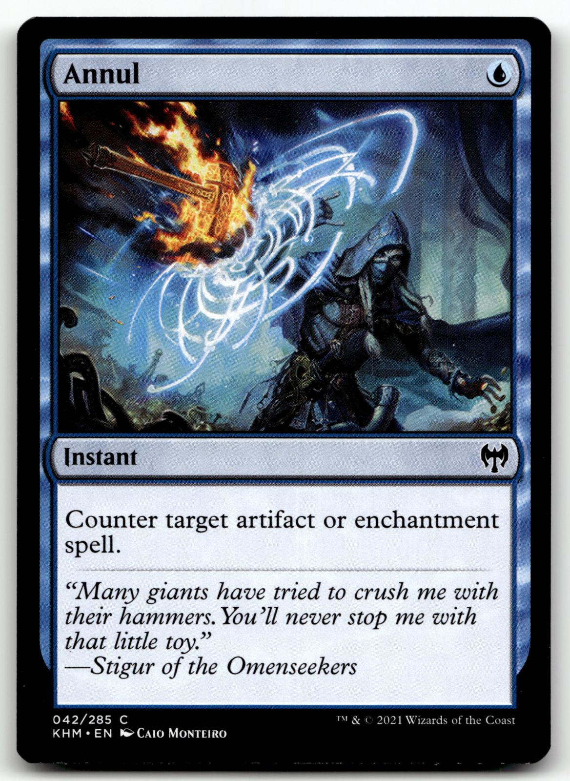 Annul 42 Common Kaldheim Magic: The Gathering Near Mint