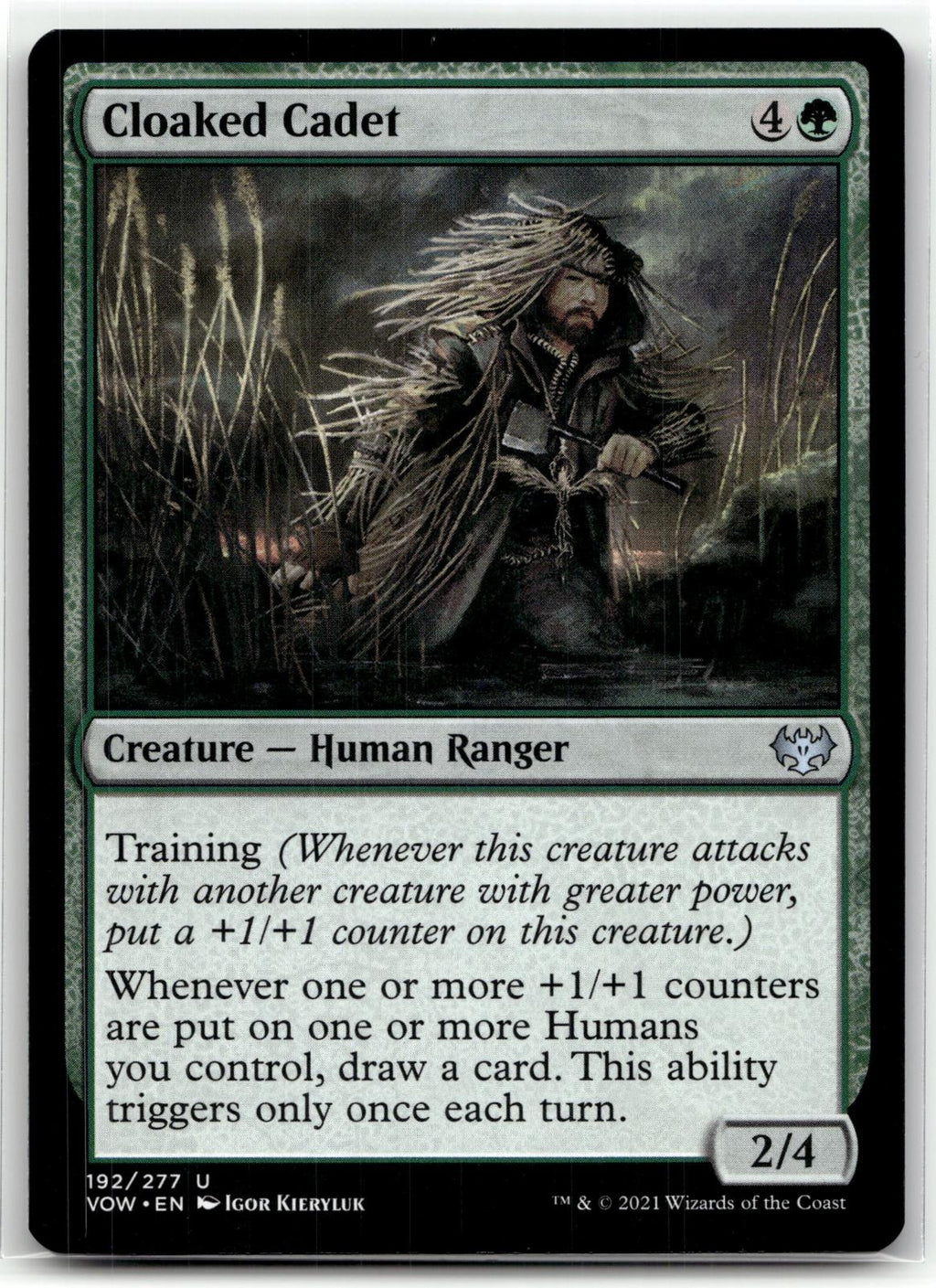 Cloaked Cadet 192 Uncommon Innistrad: Crimson Vow Magic: The Gathering Near Mint