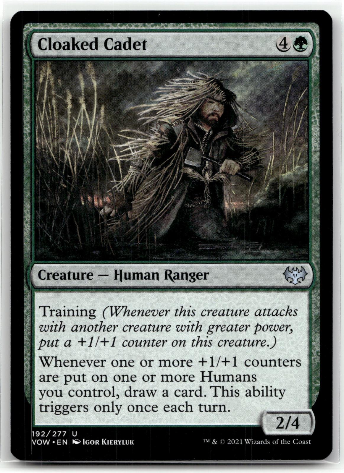Cloaked Cadet 192 Uncommon Innistrad: Crimson Vow Magic: The Gathering Near Mint