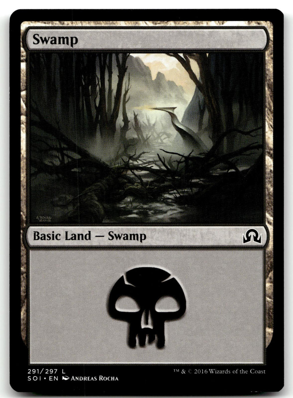 Swamp (291) 291 Land Shadows over Innistrad Magic: The Gathering Near Mint