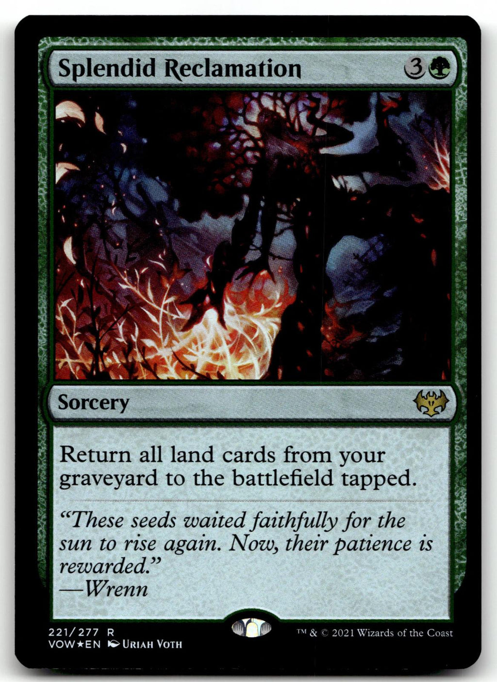 Splendid Reclamation 221 Innistrad: Crimson Vow Magic: The Gathering Foil NM