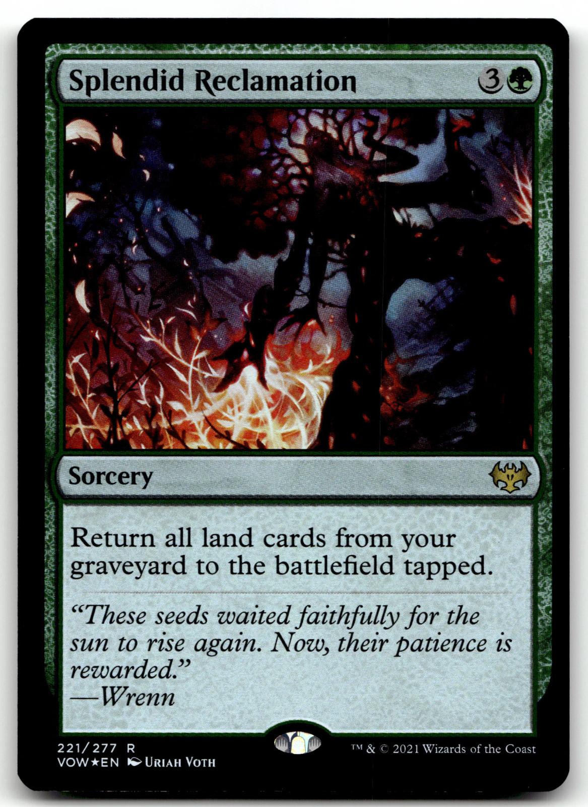 Splendid Reclamation 221 Innistrad: Crimson Vow Magic: The Gathering Foil NM