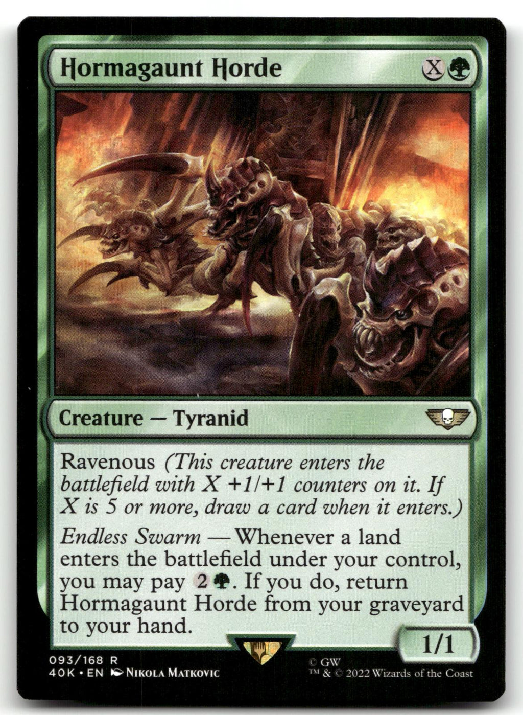 Hormagaunt Horde (Surge Foil) 93 Universes Beyond: Warhammer 40,000 Magic: