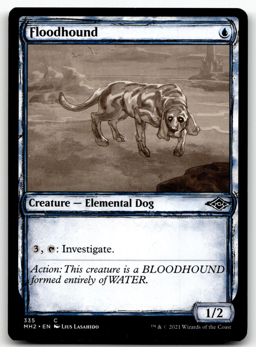 Floodhound (Showcase) 335 Common Modern Horizons 2 Magic: The Gathering NM