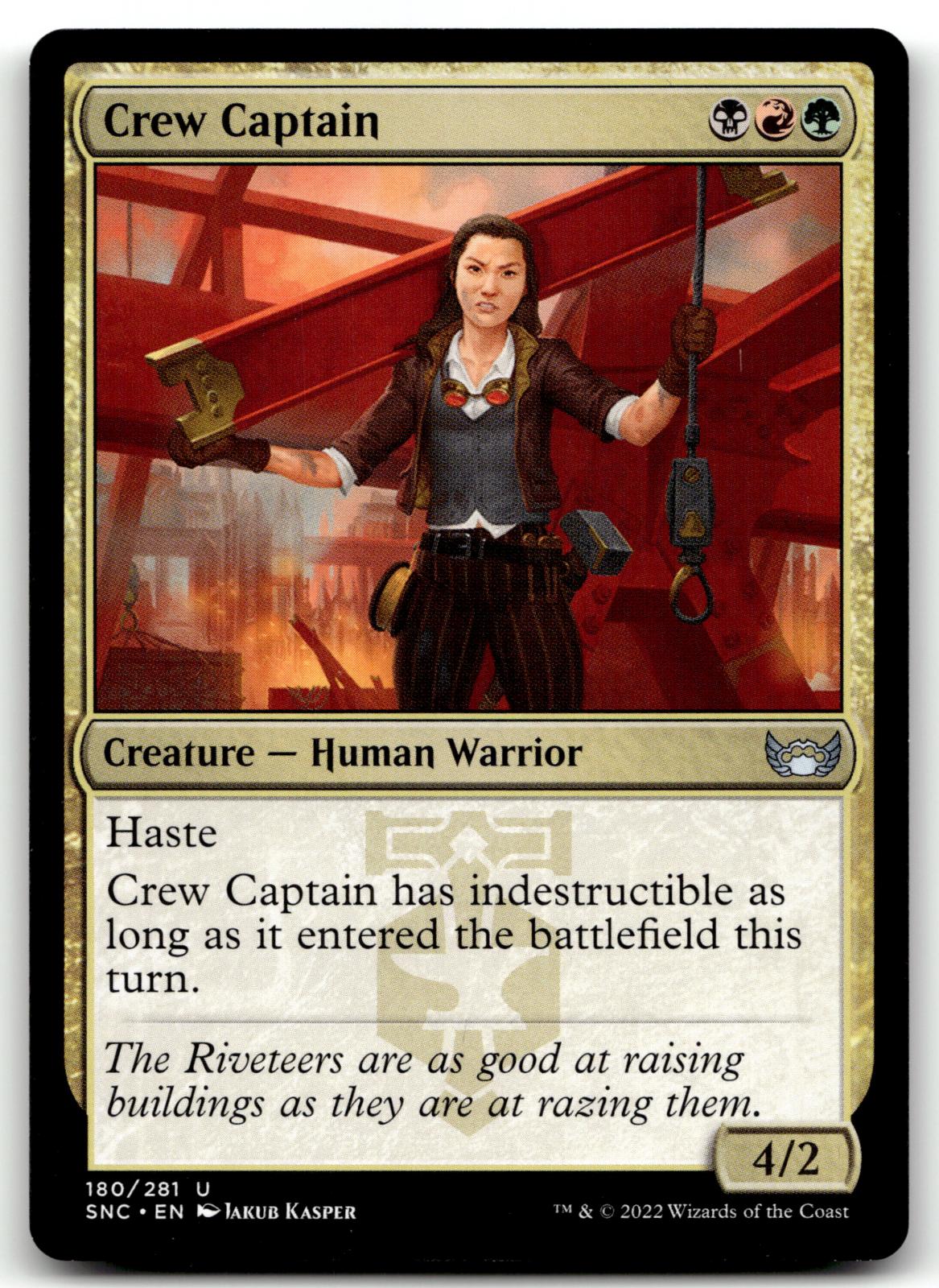 Crew Captain 180 Uncommon Streets of New Capenna Magic: The Gathering Near Mint